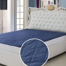 Comfowell Blue Quilted Water Resistant Mattress Protector-image-99