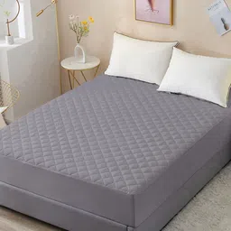 DREAM CARE Grey Mattress Protector-image-21
