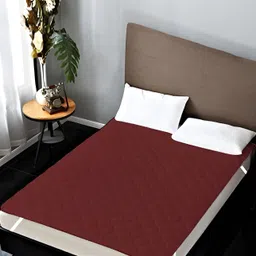 Comfowell Maroon Water Resistant Queen Mattress Protector-image-10