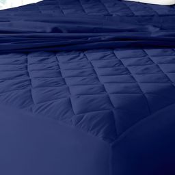 RF RELAXFEEL Blue Polyester Water Resistant Mattress Protector-picture-31