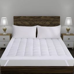 Comfowell White Topper Cotton Queen Size Waterproof Mattress Cover-image-68