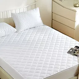 Comfowell White Fitted King Water Resistant Mattress Protector-image-84