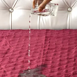 MallowWorld Red Textured Water Resistant Mattress Protector-image-97