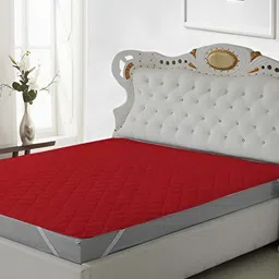 Comfowell Red Water Resistant Fitted Mattress Protector-image-61