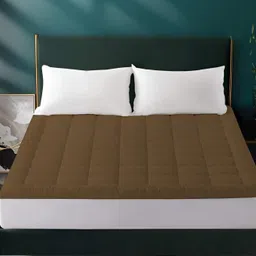 Comfowell Brown Textured Cotton Water Resistant Mattress Protector-image-36