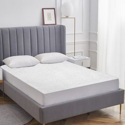 AVI White Waterproof King Bed Mattress Protector-image-103