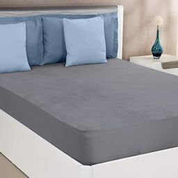 Comfowell Grey Cotton Fitted Single Water Resistant Mattress Protector-image-77