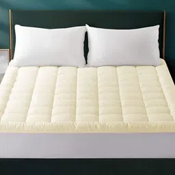 Comfowell Beige Cotton Topper Single Size Waterproof Mattress Cover-image-73