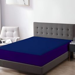 RF RELAXFEEL Blue Terry Water Resistant Fitted Queen Mattress Protector-picture-42