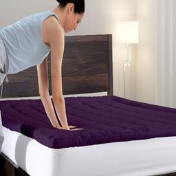 Comfowell Purple Cotton Water Resistant Mattress Protector-image-56