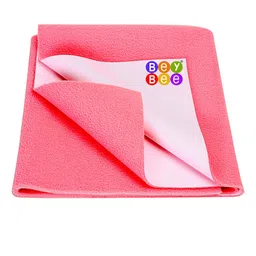 BeyBee Kids Red Cotton Waterproof & Anti-Dust Small Baby Dry Sheet-49
