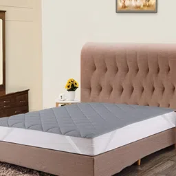 Comfowell Grey  Fitted King Size Water Resistant Mattress Protector-image-4