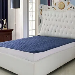 Comfowell Blue Polyester Water Resistant King Mattress Protector-image-57