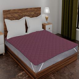 AVI Burgundy King Size Waterproof Mattress Protector-image-62