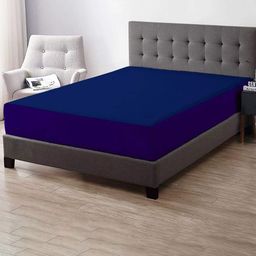 Adbeni HOME Blue Terry Cortridge Cotton 200 GSM Waterproof King Size Mattress Protector-image-27