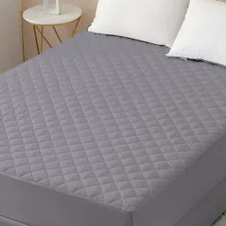 RF RELAXFEEL Silver-Toned Polyester Water Resistant Mattress Protector-picture-2