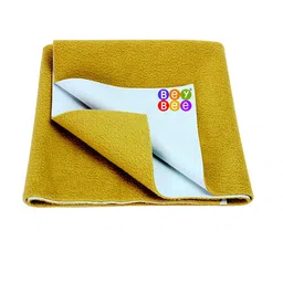BeyBee Kids Beige Cotton Waterproof & Anti-Dust Small Dry Sheet-picture-14