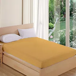 Comfowell Beige Cotton King Size Water Resistant Mattress Protector-image-10