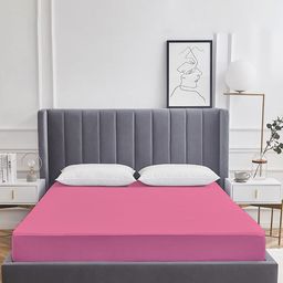 Adbeni Pink 200 GSM Waterproof Queen Size Mattress Protector-image-31