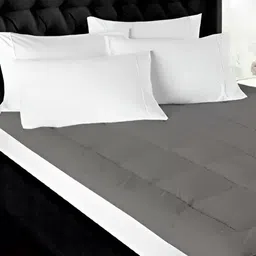 RF RELAXFEEL Grey Cotton Water Resistant Mattress Protector-image-30