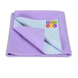 BeyBee Kids Violet Cotton Mattress Protector-image-5