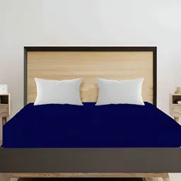RF RELAXFEEL Black Fitted King Size Cotton Water Resistant Mattress Protector-image-78
