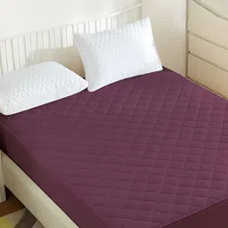 Comfowell Maroon Water Resistant Double Size Mattress Protector-image-7