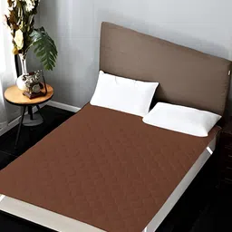 Comfowell Brown Quilted Water Resistant Mattress Protector-image-97