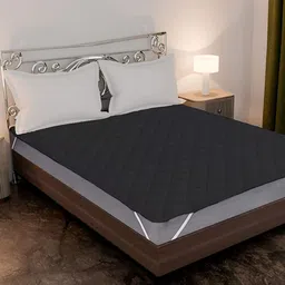 Comfowell Black Elastic Strap King Water Resistant Mattress Protector-image-35