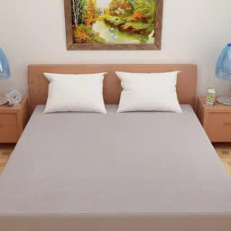 DREAM CARE Grey Waterproof Double King Mattress Protector-image-24