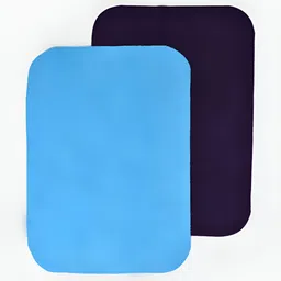 MiArcus Navy Blue & Blue 2 Pieces Breathable Mattress Protector-image-40