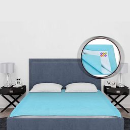 BeyBee Kids Blue Waterproof Mattress Protector-image-71