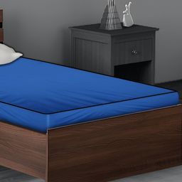 Stylista Blue Cotton Water Resistant Elastic Strap Mattress Protector-image-39