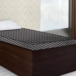 Stylista Grey Cotton Water Resistant Elastic Strap Single Size Mattress Protector-image-74