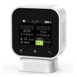 FNIRSI SFD-02 4-in-1 Indoor Air Quality Monitor with Touchscreen Formaldehyde (HCHO) & TVOC Detector For Real-time Temperature & Humidity Tester FNIRSI SFD-02 4-in-1 Indoor Air Quality Monitor with Touchscreen Formaldehyde (HCHO) & TVOC Detector For Real-time Temperature & Humidity Tester-11