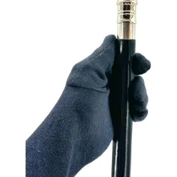 Wooden walking stick in 3foldable with nikil lattu size-36" Walking Stick-image-12