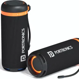 Portronics Breeze 7 15W Wireless Bluetooth Speaker,Rotational Volume Control,6 Hrs Playtime 15 W Bluetooth Speaker-7