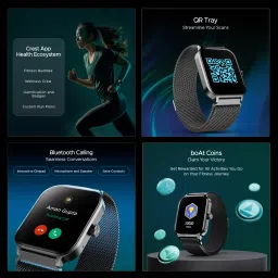 boAt Storm Call 3 Plus w/ Turn by Turn Navigation, QR Tray, 4.97cm(1.96'') HD Display Smartwatch image 3