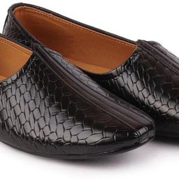 Ethnic Embossed Design Wedding Party Fashion Outdoor Slip On Jutis and Mojaris For Men-image-80