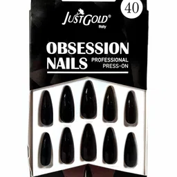 JUSTGOLD Set Of 24 Professional Obsession Press On Pre Glued Nails - Shade 40-image-72