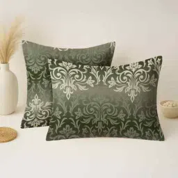 mayfair homes london Dark Cotton 27x18 Inches Pillow Covers (Set of 2)-picture-38