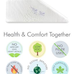 The White Willow White Memory Foam Elevated Leg Rest Wedge Pillow image 4