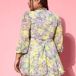 Berrylush Curve Plus Size Printed Basic Jumpsuit image 3