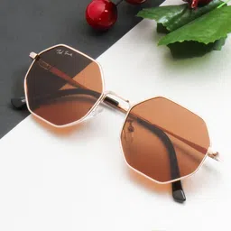 Ted Smith Round Sunglasses with Polarised and UV Protected Lens image 1