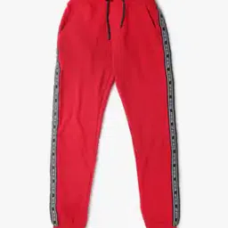 Boys Printed Sidetape Cotton Joggers-picture-42
