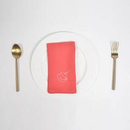 Set of 6 Table Napkins with Embroidered Teacup-image-13