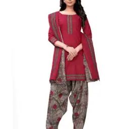 Printed Unstitched Dress Material-image-24