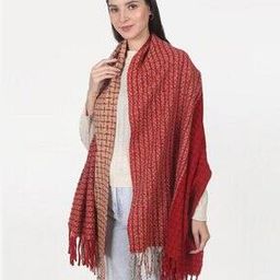 Women Stole with Fringed Border-image-58
