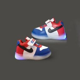 Boys Round-Toe Slip-On Shoes with Velcro Fastening-image-33