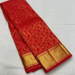 Floral Pattern Saree with Contrast Border-18